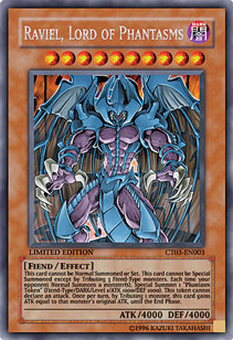 Raviel, Lord of Phantasmal Demons- một trong 9 vị thần vô yugioh nằm trong group tam ảo quái 1
