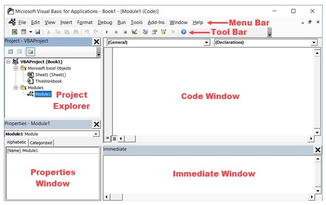 Mở Visual Basic Editor theo 1 trong 2 cách 