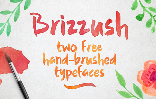 font brizzush