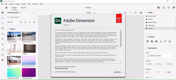 Các tính năng nổi trội của Adobe Dimension CC 2020 so với các phiên bản trước đó