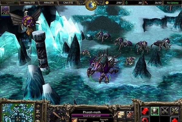 Ưu điểm về game Warcraft III Frozen Throne.