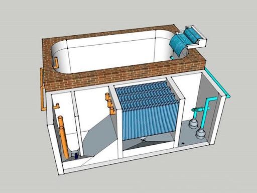 Bản vẽ thiết kế hồ cá Koi